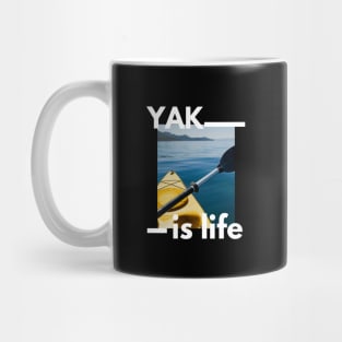 Yak is life kayaking design for kayak lovers Mug